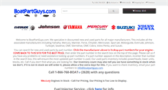 Desktop Screenshot of boatpartguys.com